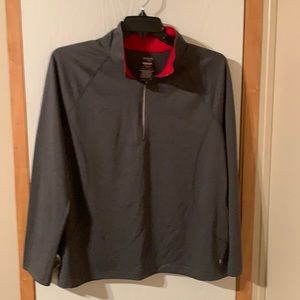 Danskin Now Active Wear Semi fitted pullover. Grey. NWT Plus XXL 2x